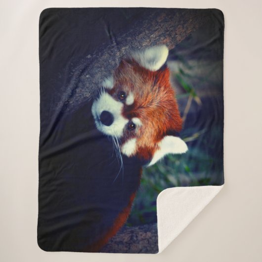 Red Panda Sherpa Deken (Voorkant)
