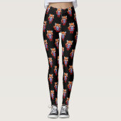 Red Panda Shy Fingers Leggings (Voorkant)