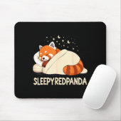 Red Panda Sleep Pajamas Muismat (Met muis)
