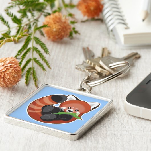 Red Panda Sleutelhanger (Zijkant)