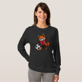 Red Panda Soccer No 3 T-shirt (Voorkant volledig)
