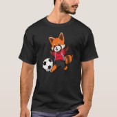 Red Panda Soccer No 3 T-shirt (Voorkant)