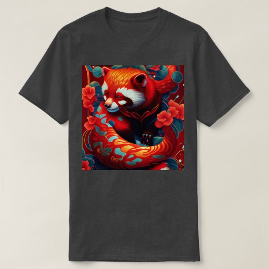 Red Panda Spirit Animal 2 T-shirt (Design voorkant)