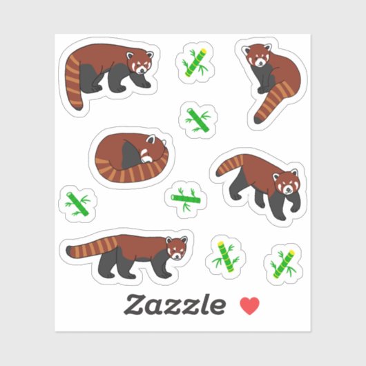 Red Panda Sticker (Vel)