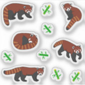 Red Panda Sticker (Voorkant)