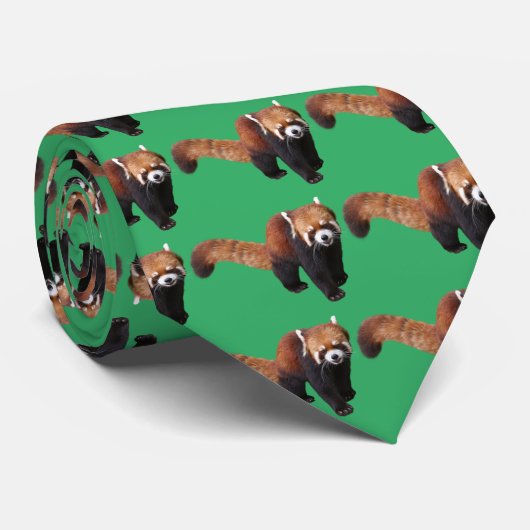 Red Panda Stropdas (Opgerold)