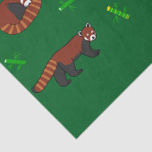 Red Panda Tissuepapier (Detail)