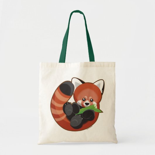 Red Panda Tote Bag (Voorkant)
