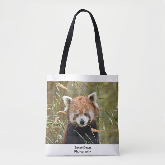 Red Panda Tote Bag (Voorkant)