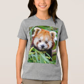 Red Panda Tri-Blend Shirt (Voorkant)