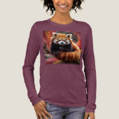 Red Panda Tri-Blend Shirt (Voorkant)
