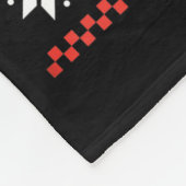 Red Panda Ugly Christmas Sweater Reindeer Llama Ri Fleece Deken (Hoek)