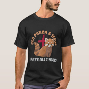 Red Panda voor een Rode Panda-expert T-shirt