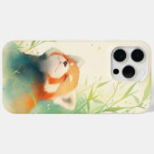 Red Panda Vreedzame Gelukzaligheid Case-Mate iPhone Case (Achterkant (horizontaal))