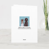 Red Panda vs. Trump Wenskaart Feestdagen Kaart (Achterkant)