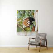 Red Panda Wandkleed (In situ)