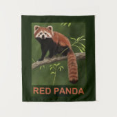 Red Panda Wandkleed (Voorkant)