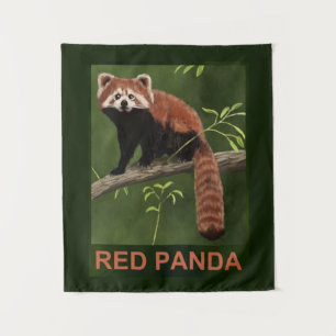 Red Panda Wandkleed