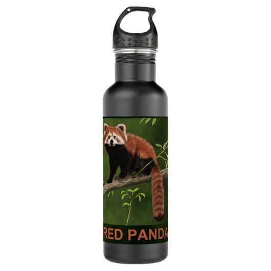 Red Panda Waterfles (Voorkant)