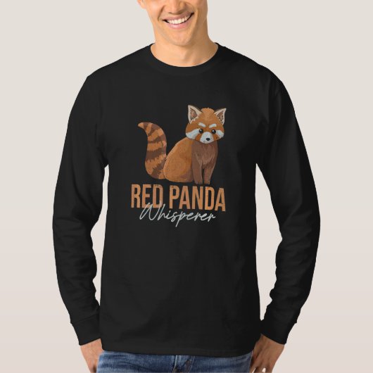Red Panda Whisperer For A Red Panda Zoo Keeper T-shirt (Voorkant)