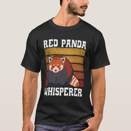 Red Panda Whisperer Wildlife Animal Zookeeper T-shirt (Voorkant)