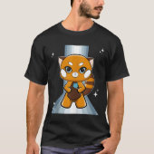 Red Panda With Scepter T-shirt (Voorkant)