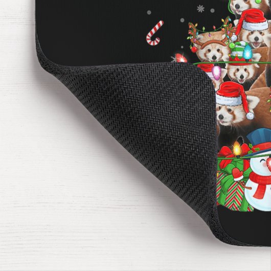 Red Panda Xmas Lighting Tree Santa Red Panda Chris Muismat (Hoek)