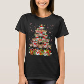 Red Panda Xmas Lighting Tree Santa Red Panda Chris T-shirt (Voorkant)