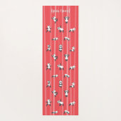 Red Panda Yoga Mat Custom Name Same on Both Sides (Achterkant)