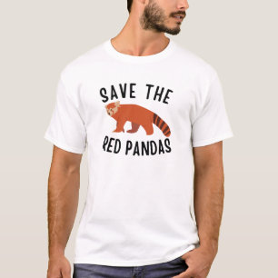 Red Pandas behouden T-shirt
