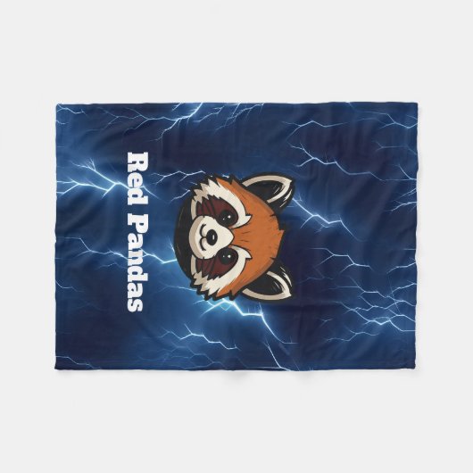 Red Pandas Custom Fleece Blanket (Voorkant (Horizontaal))