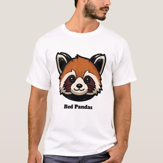 Red Pandas Custom T-shirt (Voorkant)