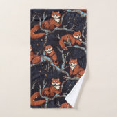 Red Pandas in bomen Bad Handdoek (Handdoek)