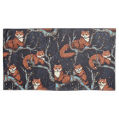 Red Pandas in bomen Kussensloop (Voorkant-Links)