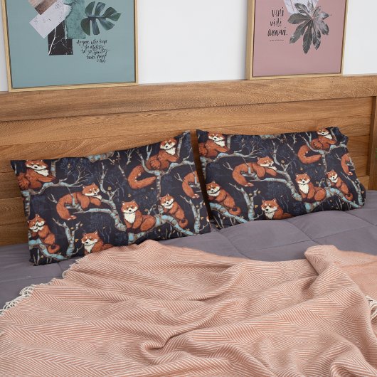 Red Pandas in bomen Kussensloop