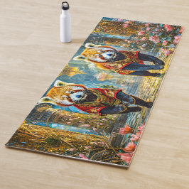 Red Pandas Jade Palace Design van Rich AMeN Gill Yogamat