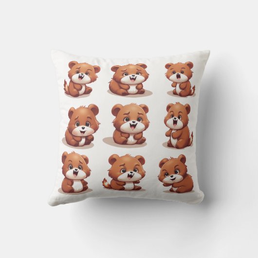 Red Pandas Kussen (Achterkant)
