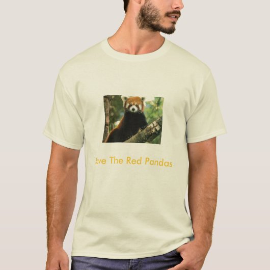 Red Pandas opslaan T-shirt (Voorkant)