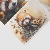 Red Pandas Tissuepapier (Detail)