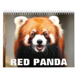 Red Pandas Wall Agenda Kalender