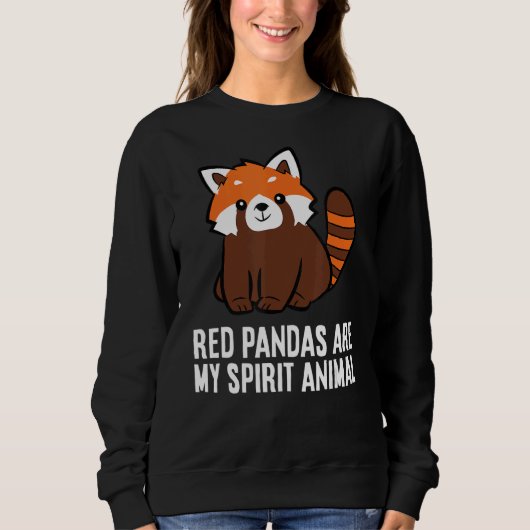 Red Pandas zijn mijn spirietrode rode panda Trui (Voorkant)
