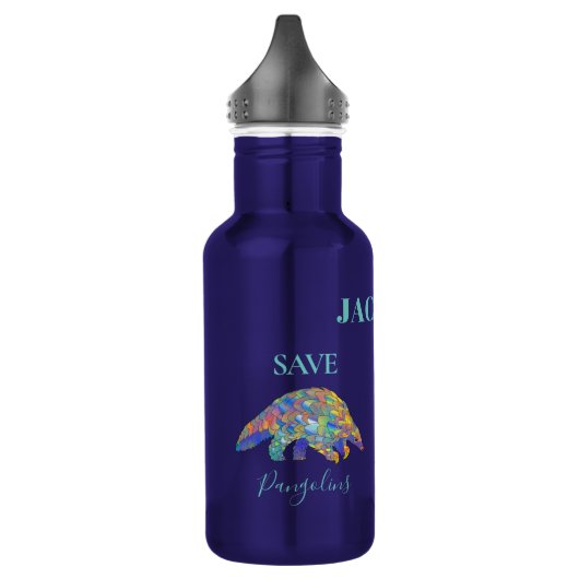 Red Pangolins Gepersonaliseerd Waterfles (Links)