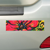 Red Papaver Bumpersticker (Op auto)