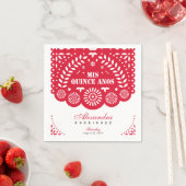 Red Papel Picado Mis Quince Años Servet (Insitu)