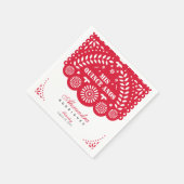 Red Papel Picado Mis Quince Años Servet (Hoek)