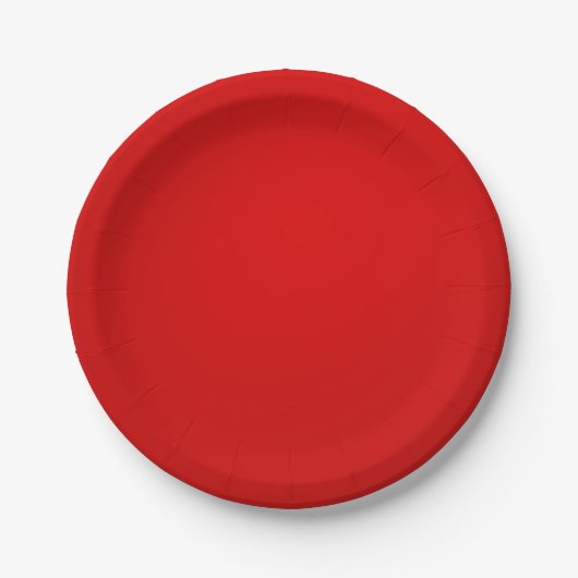 Red Paper-bord Papieren Bordje (Voorkant)