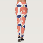 Red Paprika: Naadloos geïnspireerd op kruiden. Leggings (Achterkant)