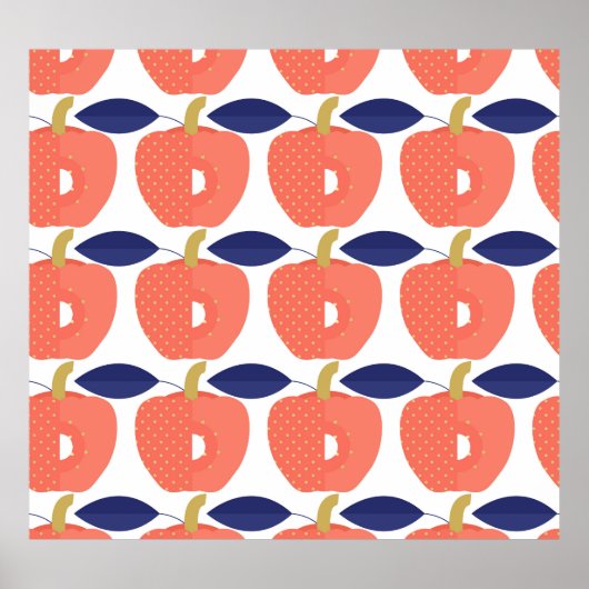 Red Paprika: Naadloos geïnspireerd op kruiden. Poster (Voorkant)