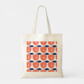 Red Paprika: Naadloos geïnspireerd op kruiden. Tote Bag (Achterkant)