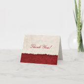 Red Parchment bedankt (Voorkant)
